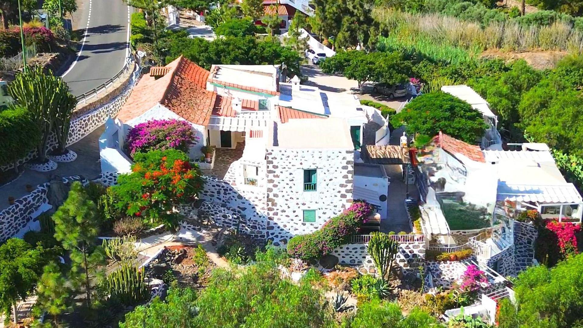 Villa Historica Casa Con Vistas Al Jardin De Cactus Y Montanas Mogán Exterior foto